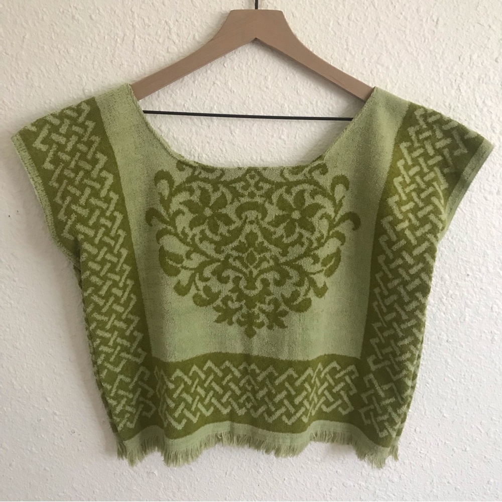 Upcycled Vintage Towel Top